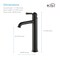 Kibi Victorian Single Handle Bathroom Vessel Sink Faucet KBF1013ORB - alternate 6
